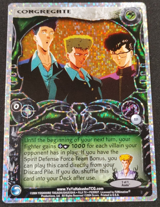 Congregate S31 - Yu Yu Hakusho - Foil - Light Play