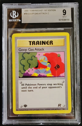 Goop Gas Attack Team Rocket 1st Edition #78