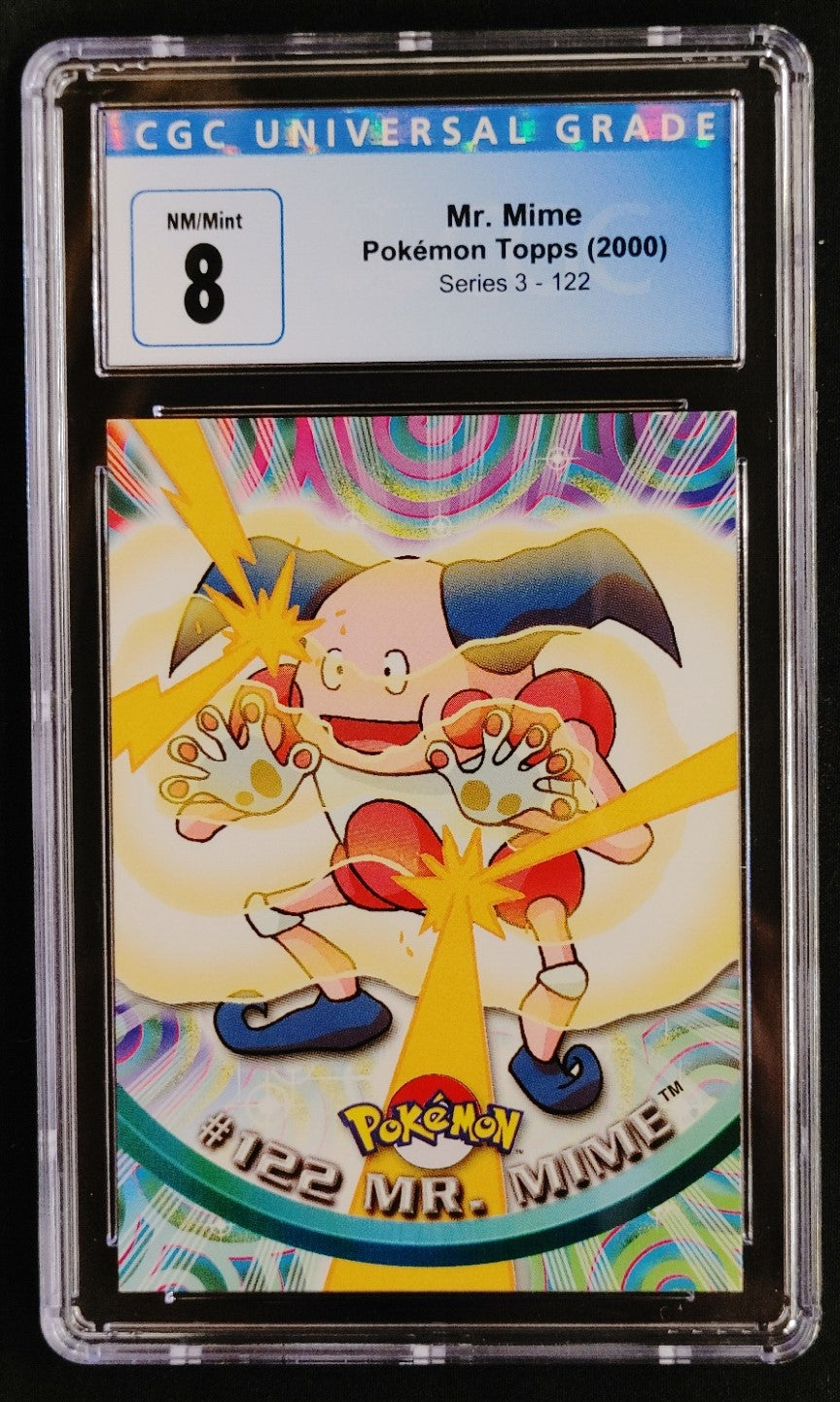 Mr. Mime Pokemon Topps Series 3 - 122 NM/Mint