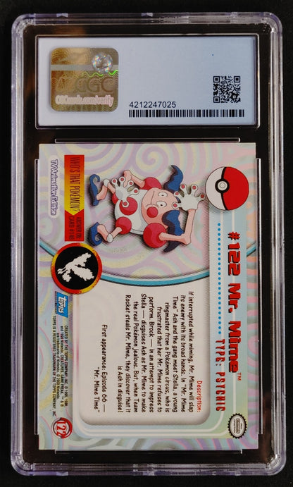 Mr. Mime Pokemon Topps Series 3 - 122 NM/Mint