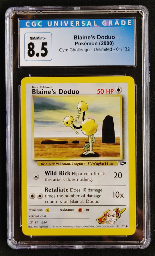 Blaine's Doduo Gym Challenge 61/132 Unlimited NM/Mint