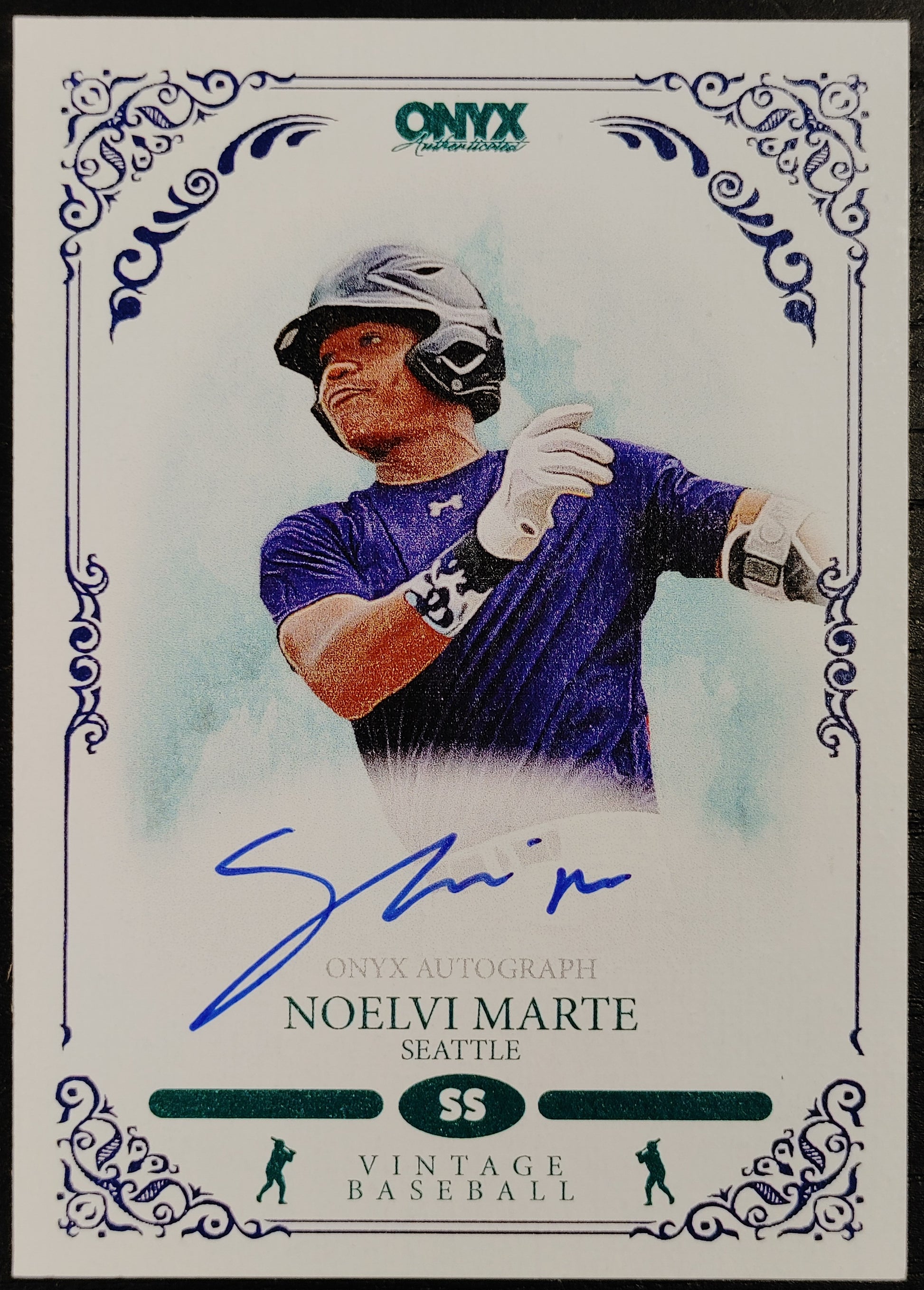 Onyx Vintage Blue Autographed - Noelvi Marte