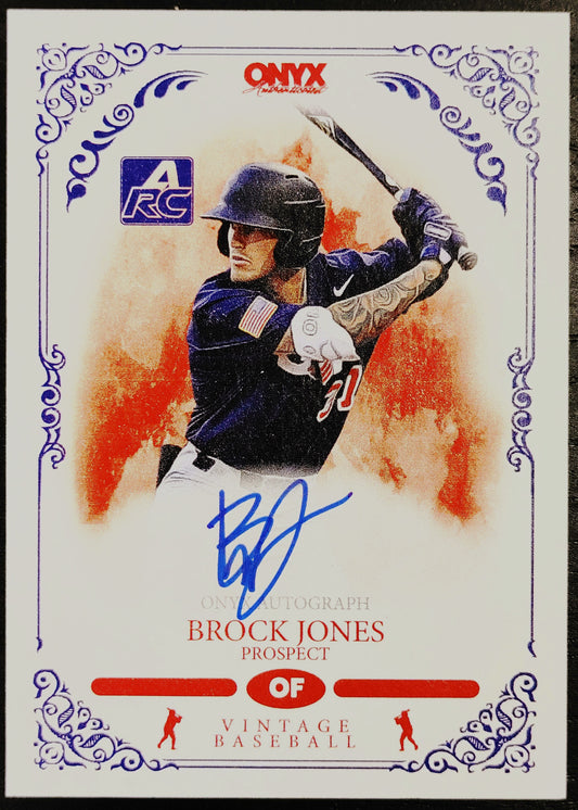 Onyx Vintage Blue Autographed - Brock Jones