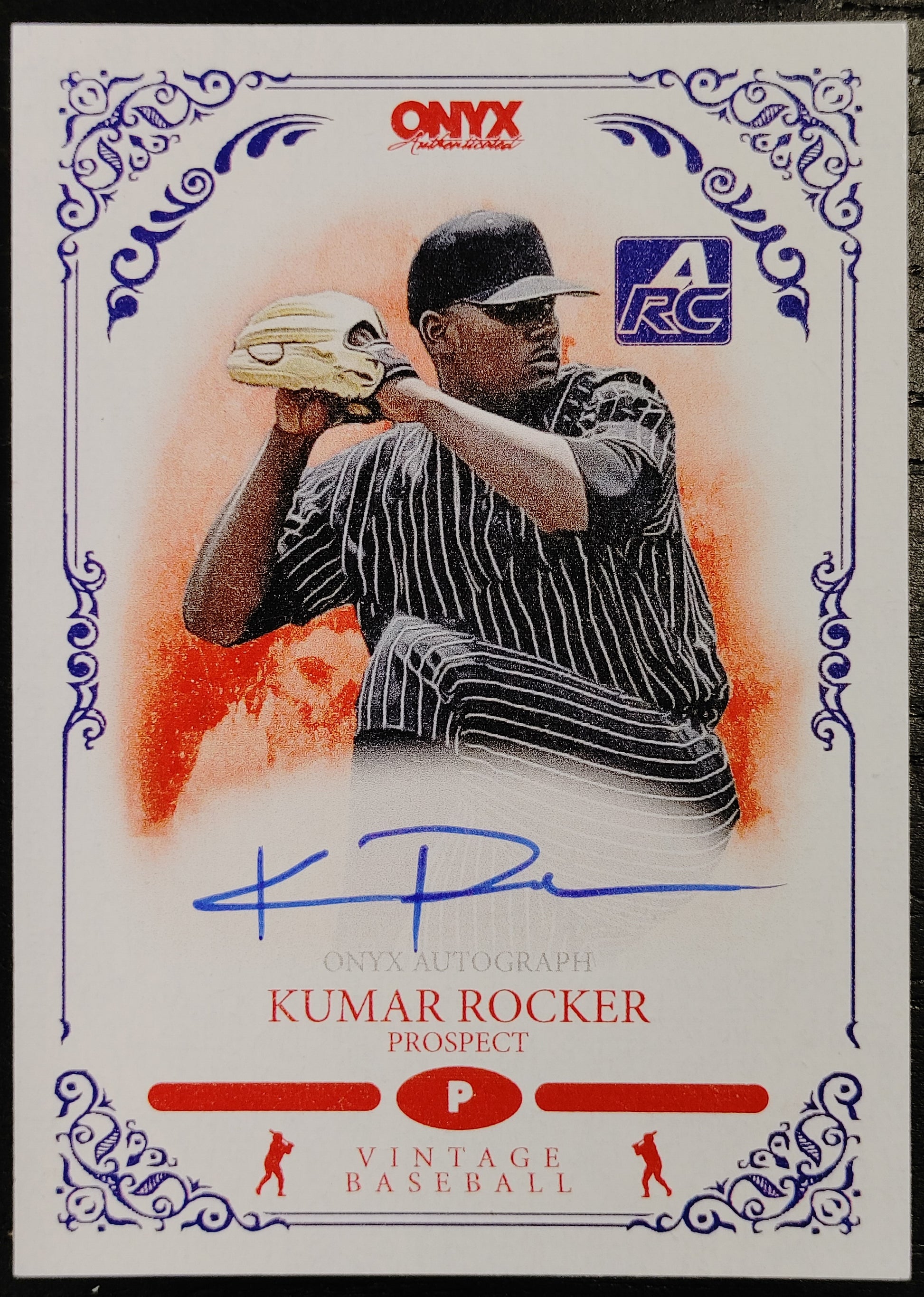 Onyx Vintage Autographed - Kumar Rocker