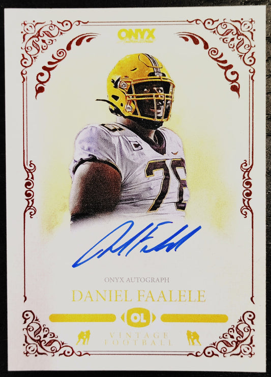 Onyx Vintage Autographed - Daniel Faalele