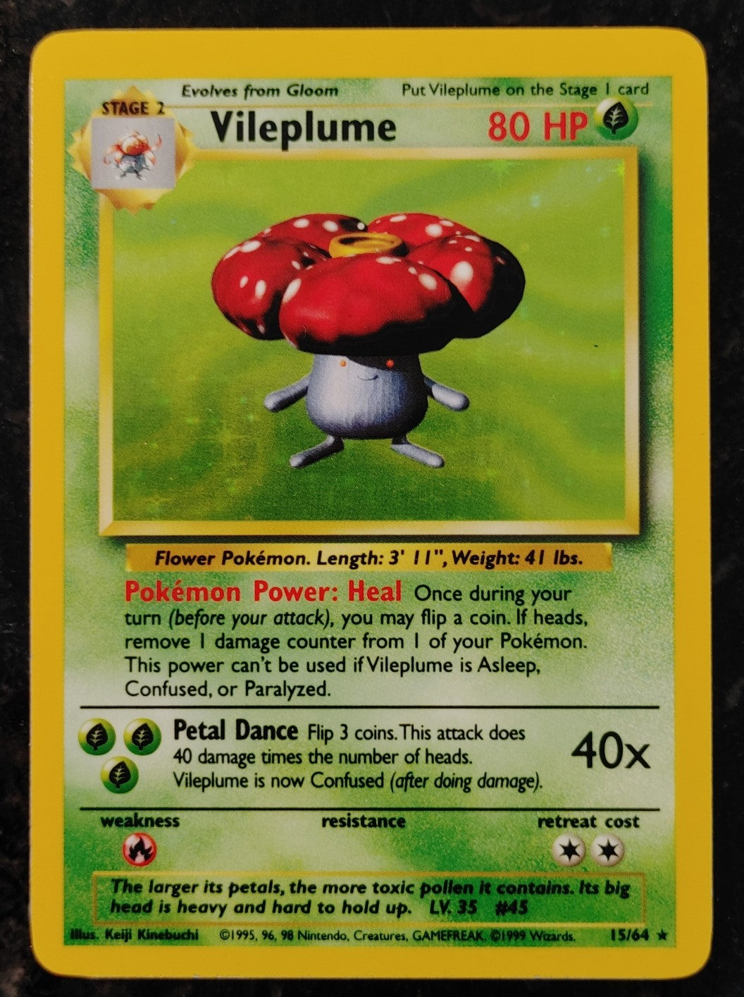 Vileplume (15/64) [Jungle] - No Set Symbol Factory Error