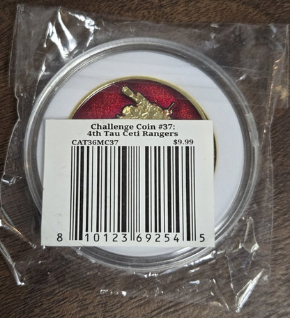 Battletech - Challenge Coin - 4th Tau Ceti Rangers # 37
