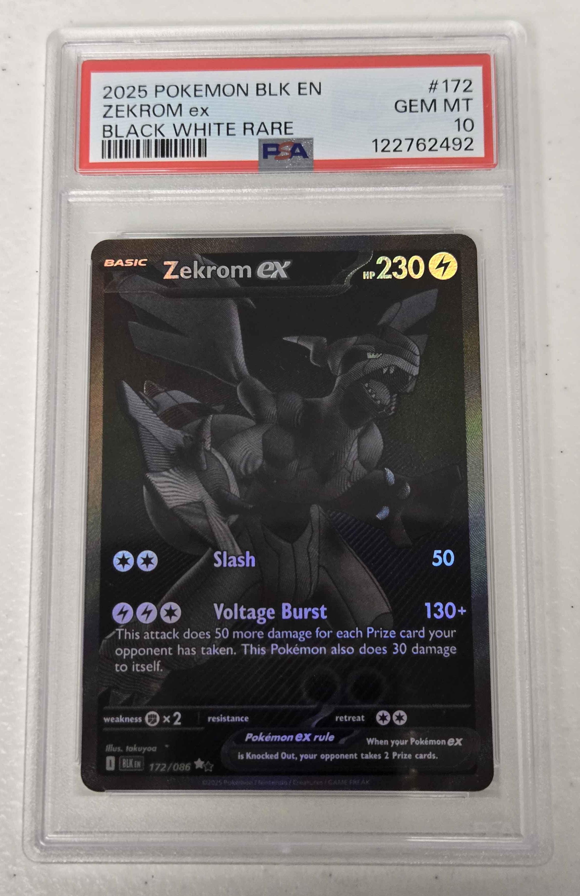 Pokemon Zekrom ex # 172 Black White - PSA 10 Mint – PunkOuter Games
