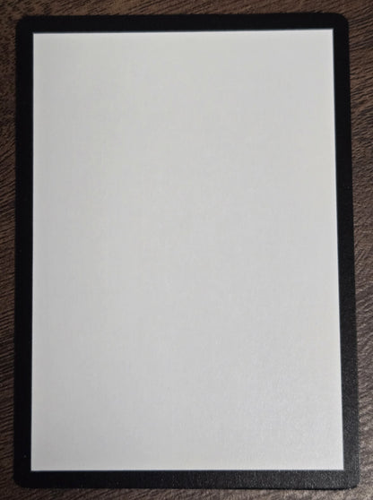MTG - Blank White Discard Card - Magic the Gathering Back
