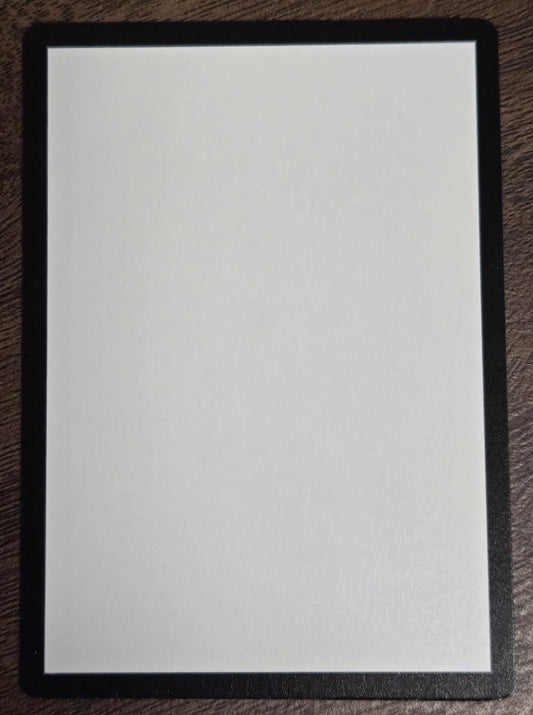 MTG - Blank White Discard Card - Magic the Gathering Back
