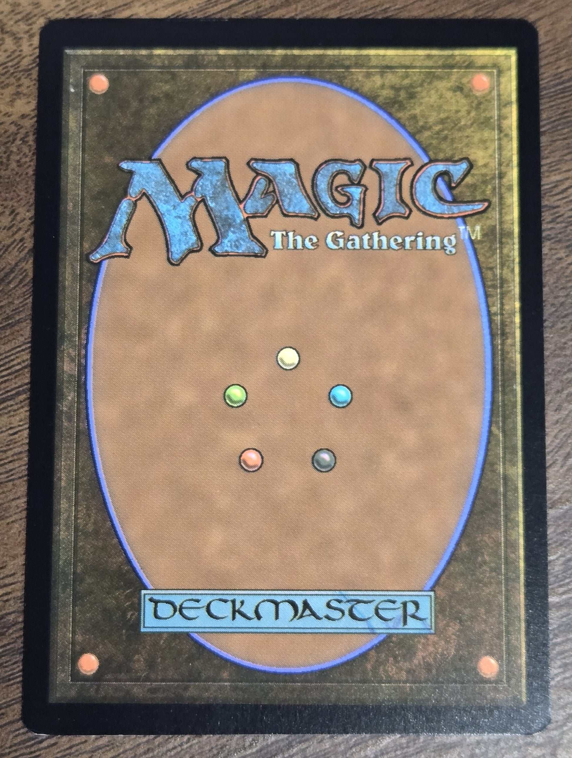 MTG - Blank White Discard Card - Magic the Gathering Back
