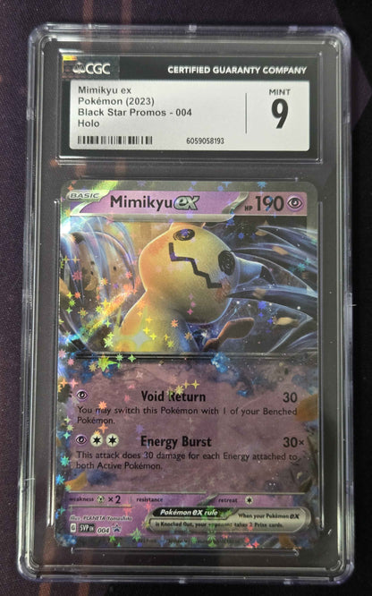 Pokemon Mimikyu ex # 004 - Black Star Promo - CGC 9
