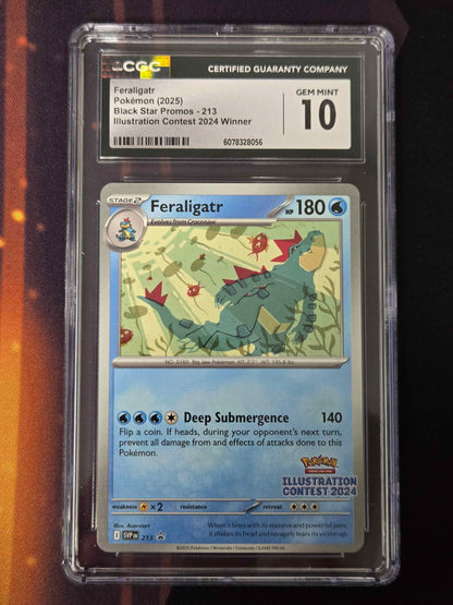 Pokemon Feraligatr # 213 - Promo - CGC 10
