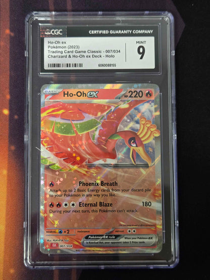 Pokemon Ho-Oh ex # 007/034 - TCG Classic - CGC 9
