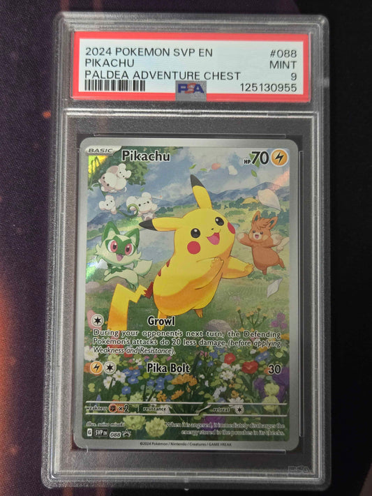 Pokemon Pikachu # 088 - Scarlet Violet Promo - Graded PSA 9
