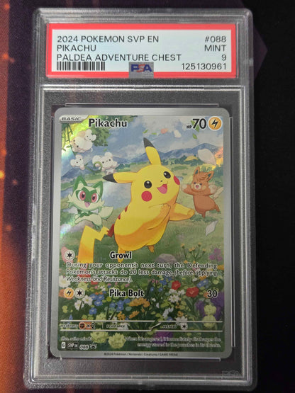 Pokemon Pikachu # 088 - Scarlet Violet Promo - Graded PSA 9
