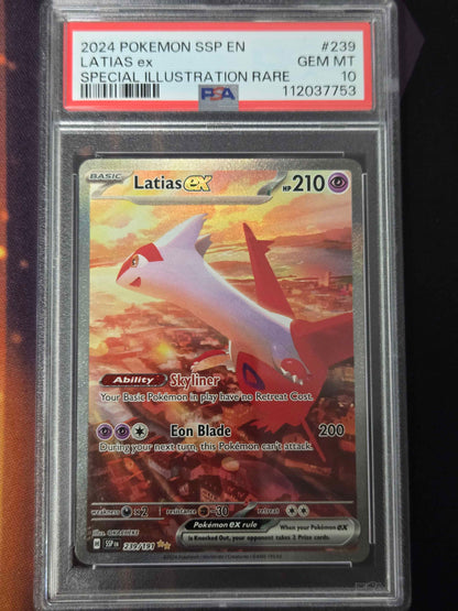 Pokemon Latias ex # 239 - Surging Sparks - Graded PSA 10

