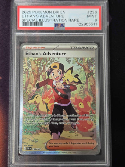 Pokemon Ethan's Adventure # 236 - Destined Rivals - PSA 9
