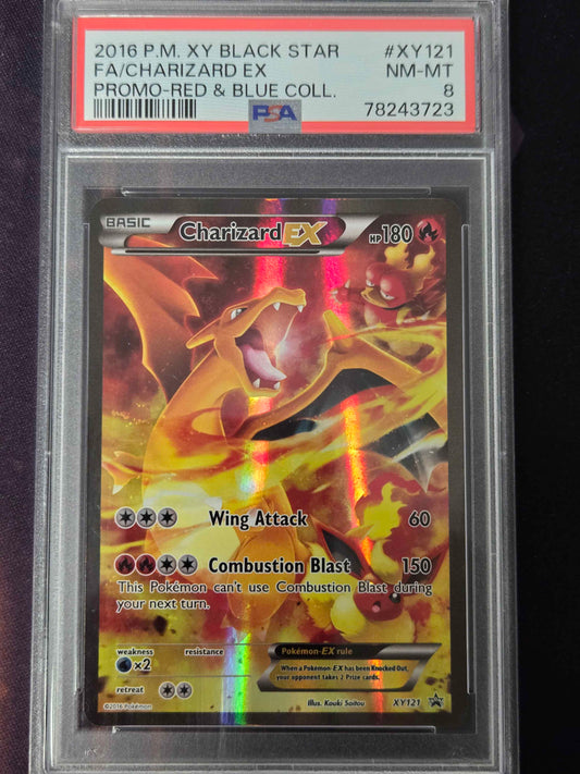 Pokemon Charizard EX # XY121 - Promo - Graded PSA 8
