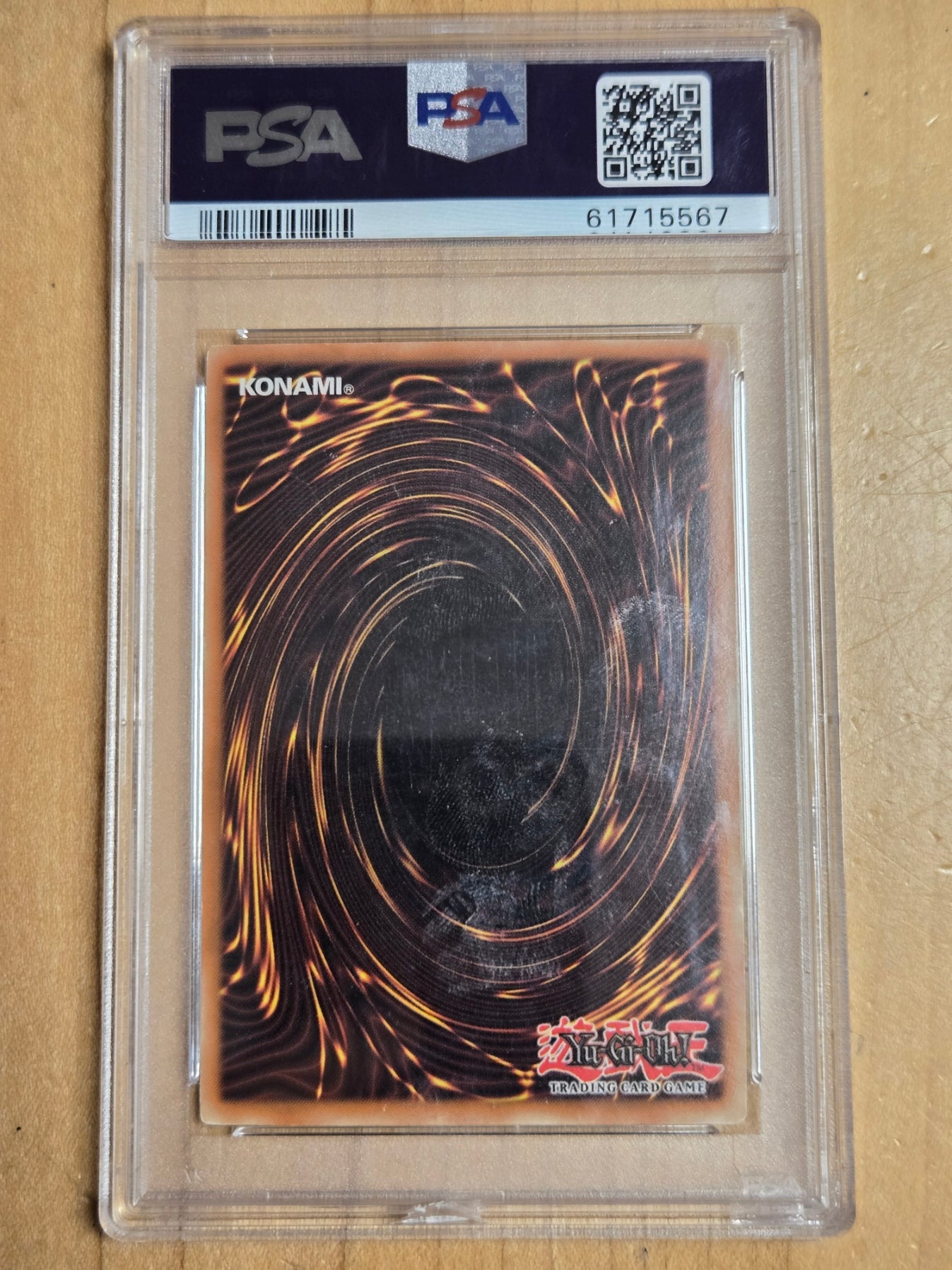 Spanish - YuGiOh Left Arm Forbidden One # S123 - LOB - Graded PSA 8
