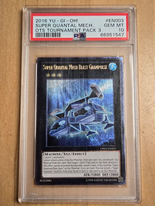 YuGiOh Super Quantal M. B. Grampulse # EN003 - OTS - Graded PSA 10

