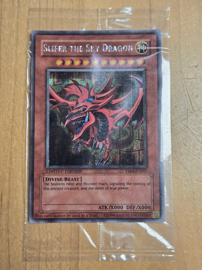 YuGiOh Slifer the Sky Dragon YMA EN001 Sealed Promo
