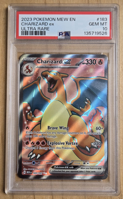 Pokemon Charizard ex # 183 - S&V 151 - Graded PSA 10 Gem Mint
