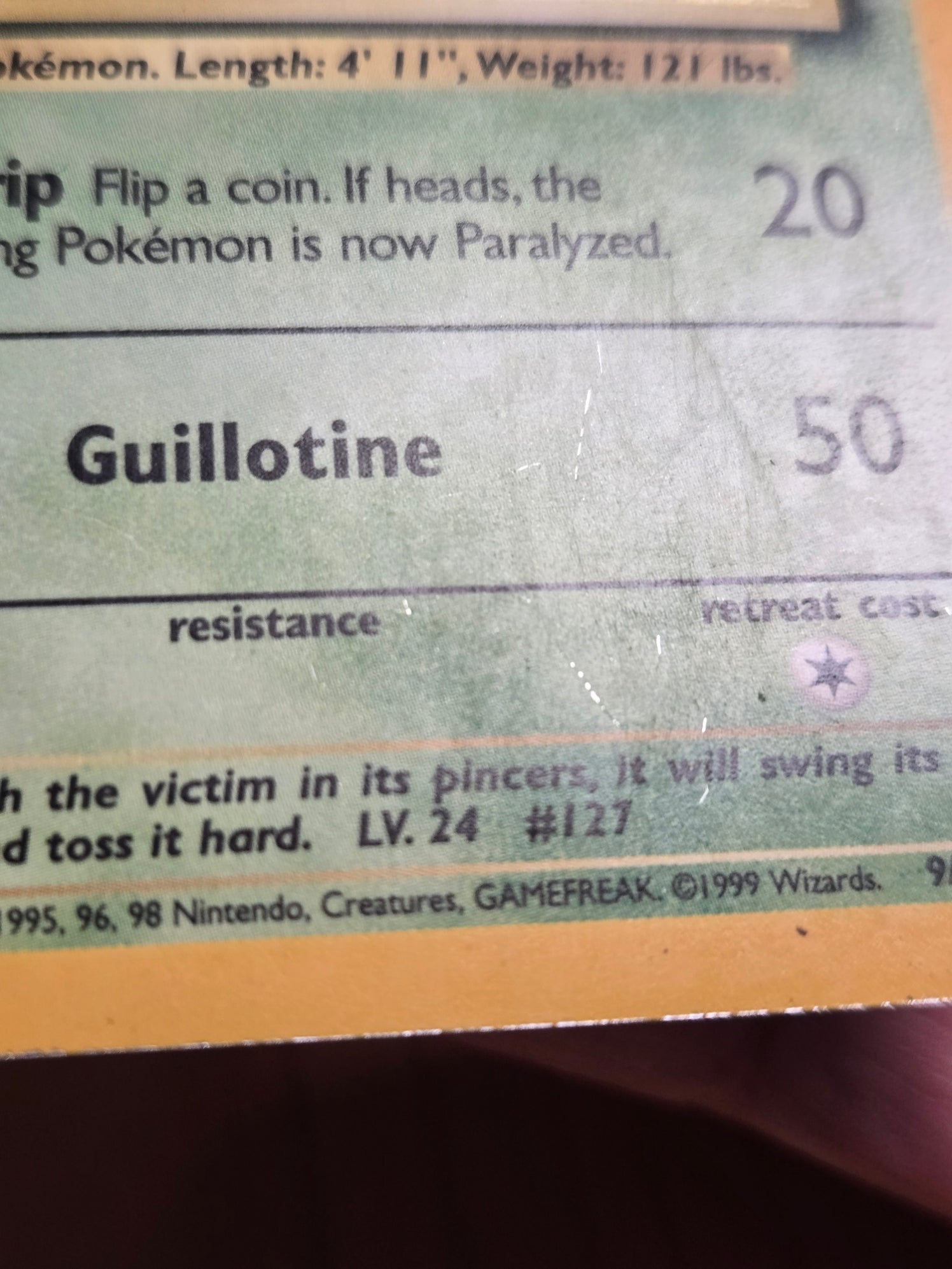 Pokemon Pinsir Jungle 9/64 - No Set Symbol Error / Misprint - HP
