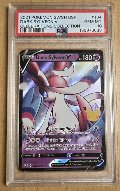 Pokemon Dark Sylveon V # 134 - Celebrations - Graded PSA 10
