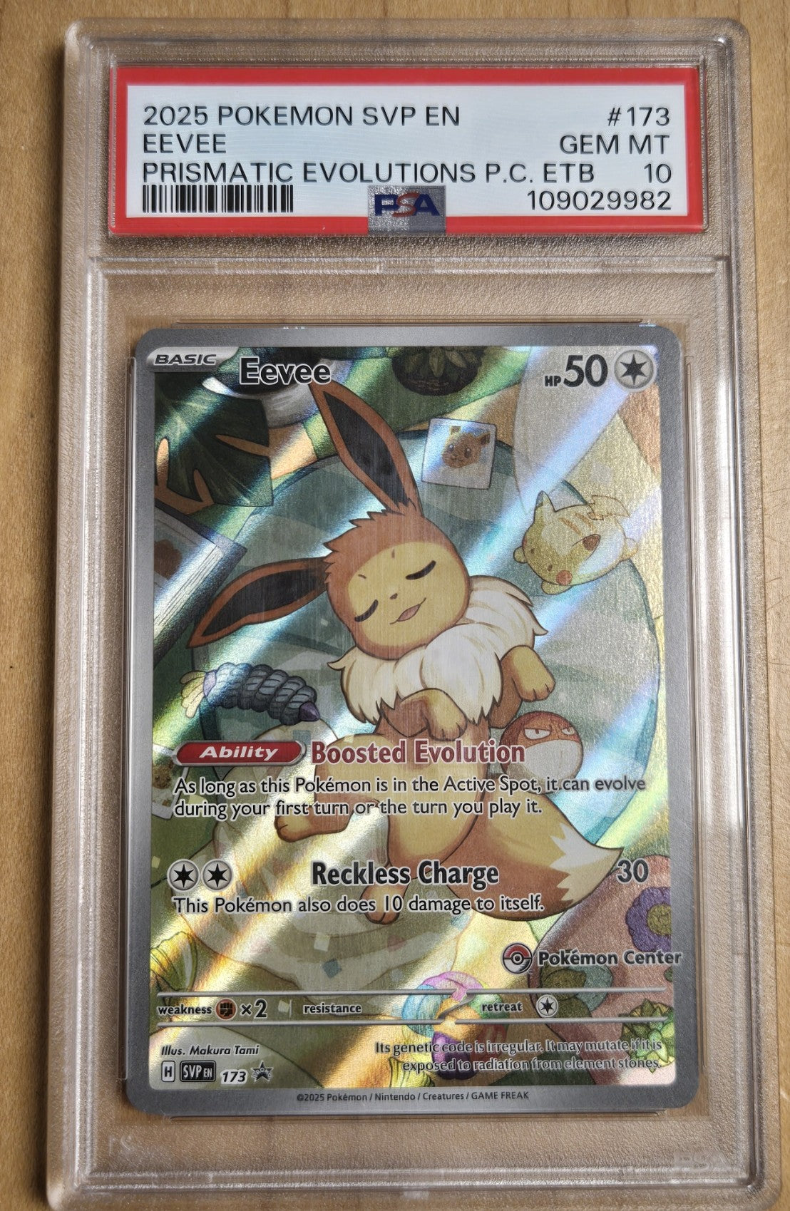 Pokemon Eevee # 173 - S&V Promo - Graded PSA 10
