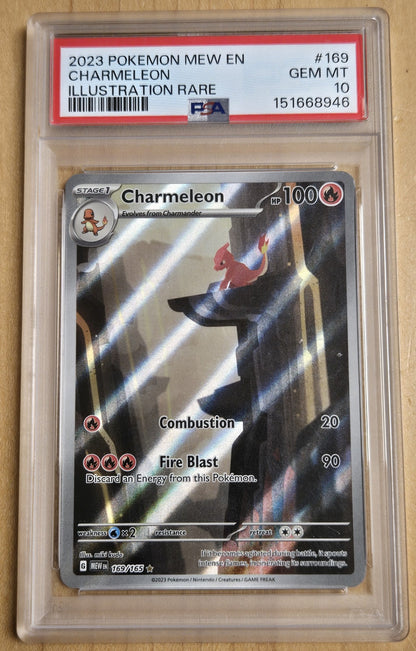 Pokemon Charmeleon # 169 - S&V 151 - Graded PSA 10