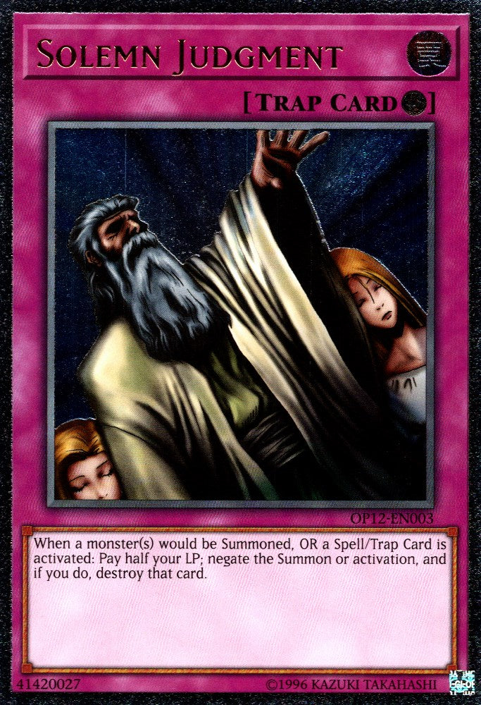 Solemn Judgment (UTR)