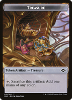 Treasure // Daretti Emblem Double-Sided Token [Secret Lair Drop Series]