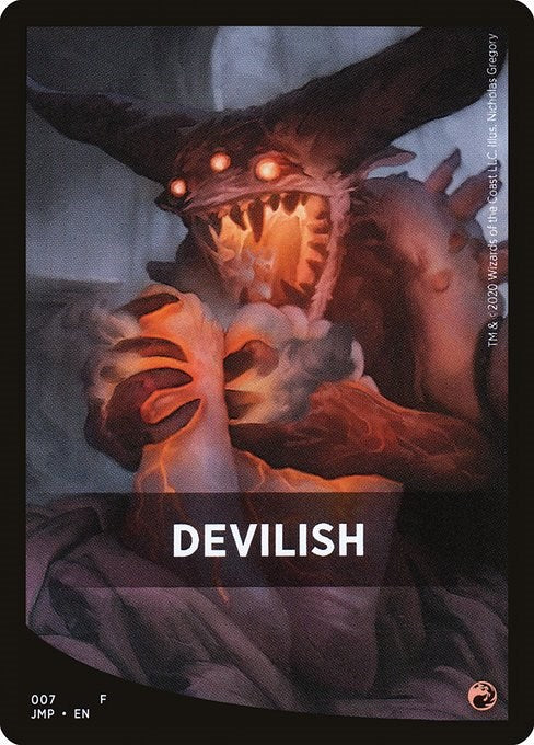 Devilish Theme Card