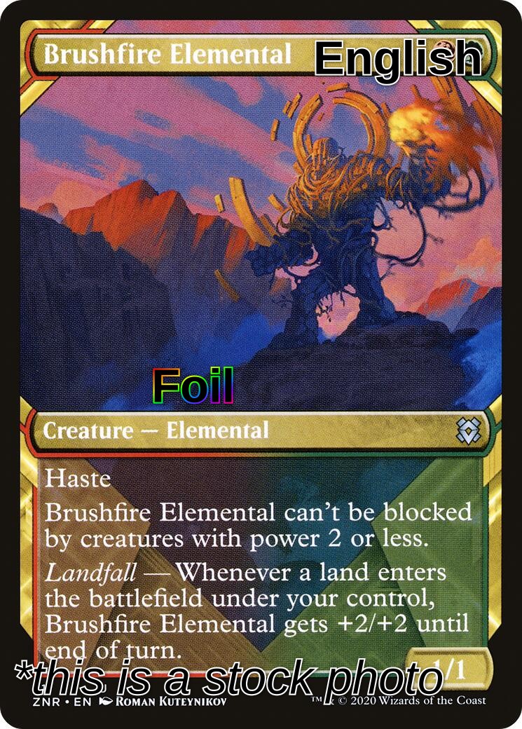 Brushfire Elemental (Showcase)