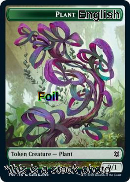 Angel Warrior // Plant Double-Sided Token (Back)