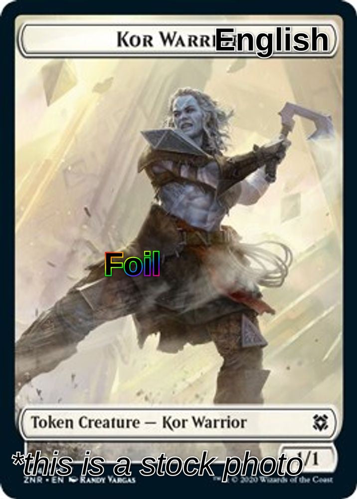Kor Warrior // Plant Double-Sided Token