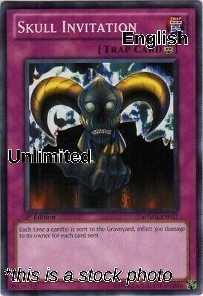 Skull Invitation