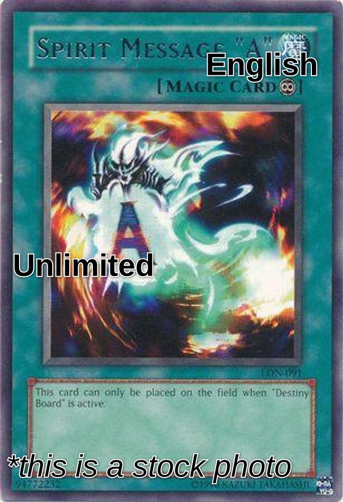 Spirit Message "A"