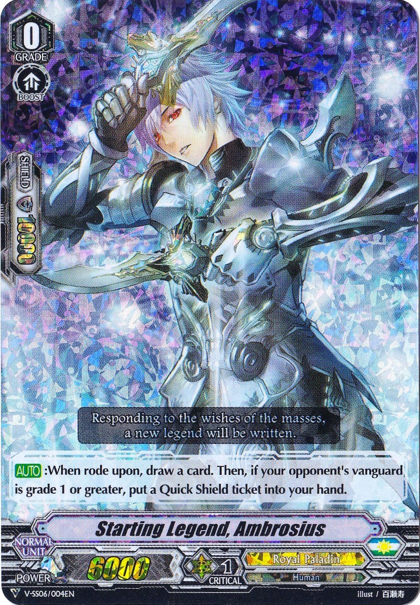 Starting Legend, Ambrosius (RRR Foil) [V-SS06 - V-SS06/004EN]