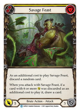 Savage Feast (Yellow) [1HP020] (History Pack 1)