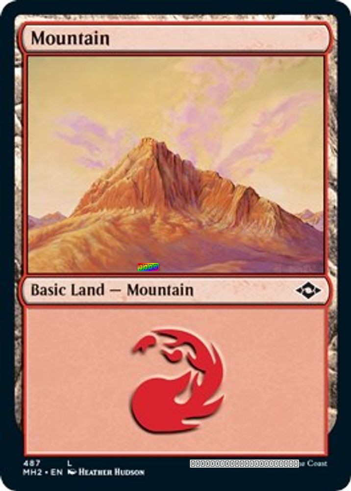 Mountain (487) (Foil Etched)