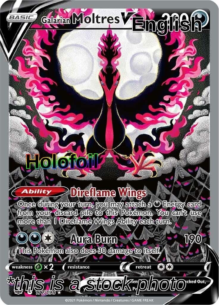 Galarian Moltres V (Alternate Full Art)