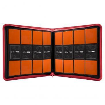 Ultra PRO: 12-Pocket Zippered PRO-Binder - Vivid (Red)