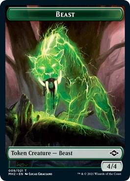 Clue (015) // Beast Double-Sided Token (Back)