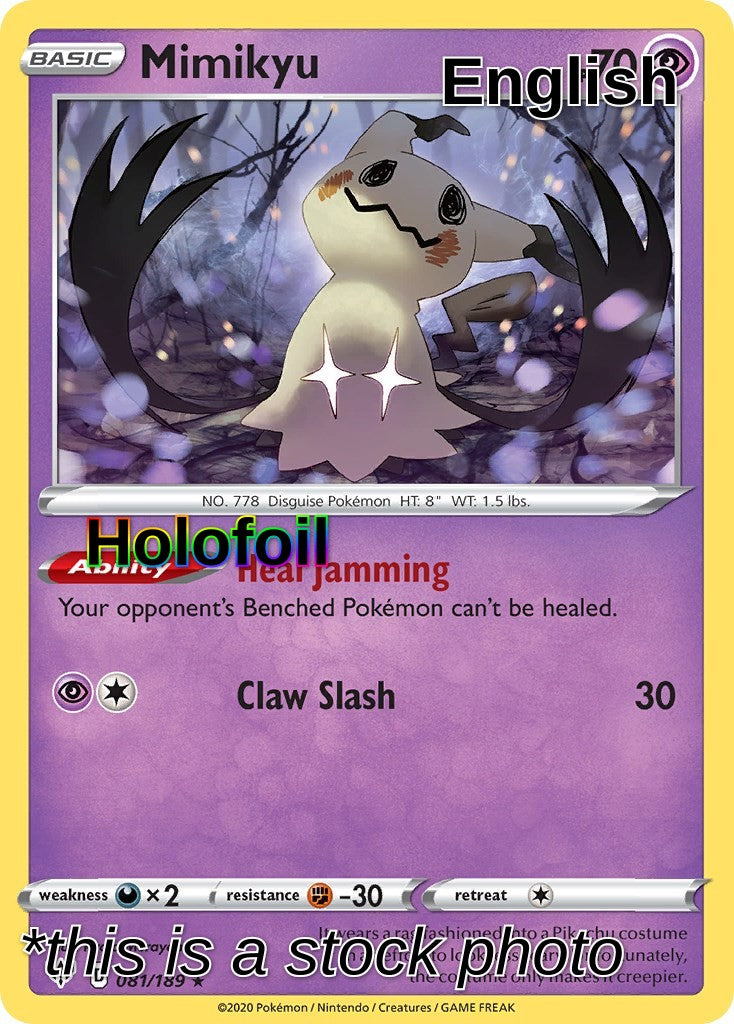 Mimikyu - 081/189 (Cosmos Holo)