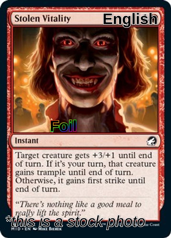 Stolen Vitality