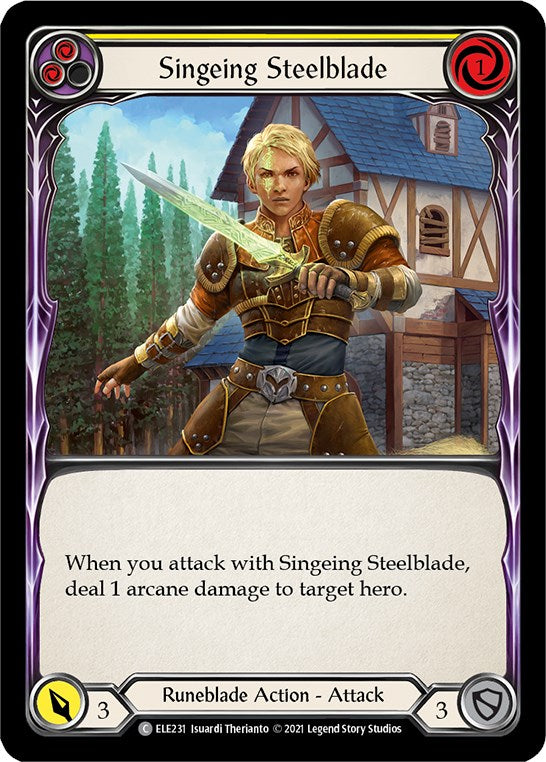 Singeing Steelblade (Yellow)