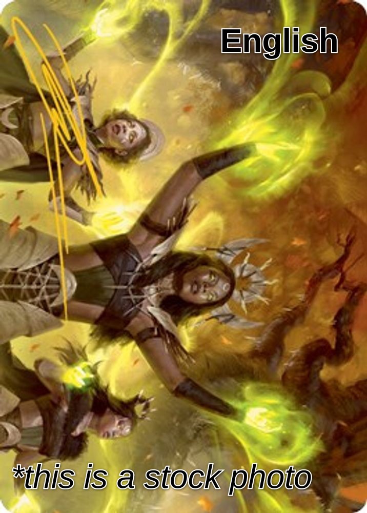 Dawnhart Wardens Art Card (Gold-Stamped Signature)
