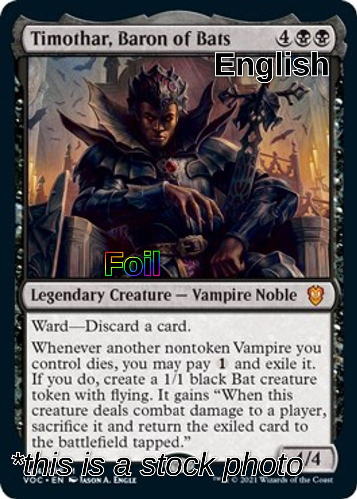 Timothar, Baron of Bats